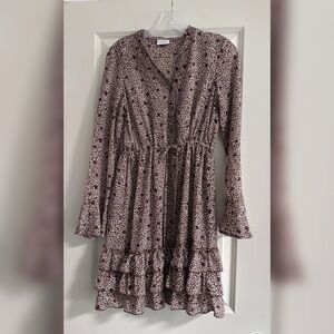Floral Long Sleeve Dress